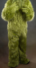 Load image into Gallery viewer, Green Full Fur suit (shown with Christmas jacket,hat, and shoes)
